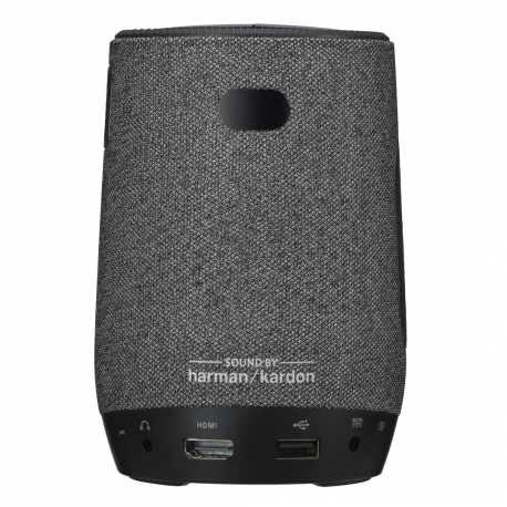 ASUS ZenBeam Latte L1 - DLP projector - LED - 300 lumens - 1280 x 720 - 16:9 - 720p - short-throw fixed lens - Wi-Fi  /  Bluetooth - grey, black - 15