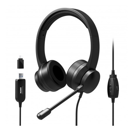 PORT Connect - Headset - on-ear - wired - USB-A - 0