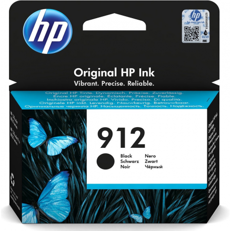 HP 912 - 8.29 ml - black - original - ink cartridge - for Officejet 80XX; Officejet Pro 80XX - 0