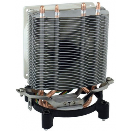 LC Power Cosmo Cool LC-CC-95 - Processor cooler - (for: LGA775, LGA1156, AM2, AM3, LGA1155) - aluminium and copper - 90 mm - white, silver - 1