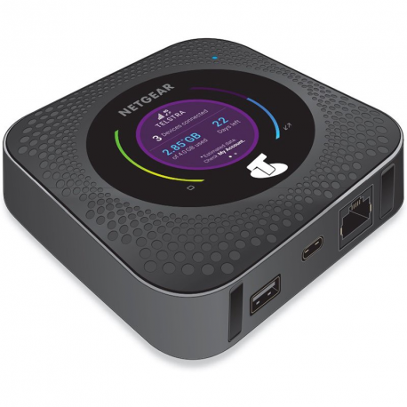 NETGEAR Nighthawk M1 Mobile Router - Mobile hotspot - 4G LTE Advanced - 1 Gbps - GigE, 802.11ac - 2