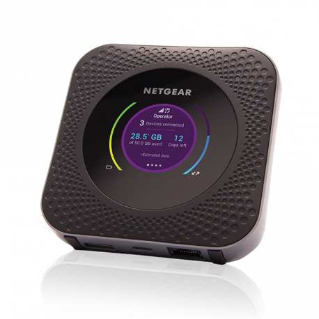 NETGEAR Nighthawk M1 Mobile Router - Mobile hotspot - 4G LTE Advanced - 1 Gbps - GigE, 802.11ac - 3