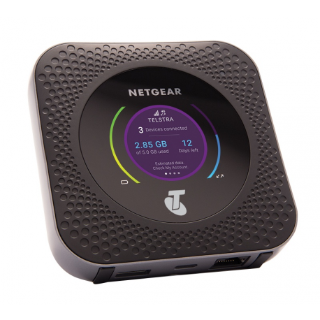 NETGEAR Nighthawk M1 Mobile Router - Mobile hotspot - 4G LTE Advanced - 1 Gbps - GigE, 802.11ac - 12