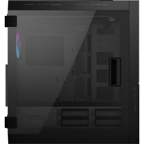 MSI MPG SEKIRA 500X - Tower - extended ATX - windowed side panel (tempered glass) - no power supply (ATX) - black - USB / Audio - 1