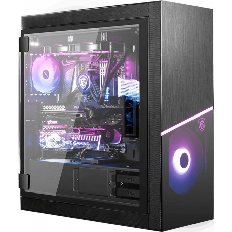 MSI MPG SEKIRA 500X - Tower - extended ATX - windowed side panel (tempered glass) - no power supply (ATX) - black - USB / Audio - 9