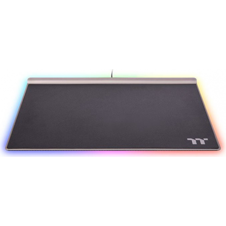 Thermaltake ARGENT MP1 - Mouse pad - black, aluminium titanium - 0