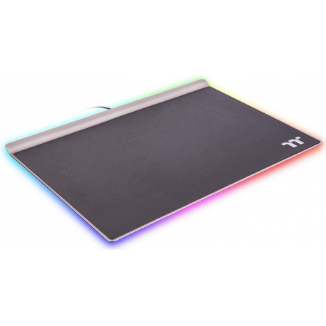 Thermaltake ARGENT MP1 - Mouse pad - black, aluminium titanium - 1