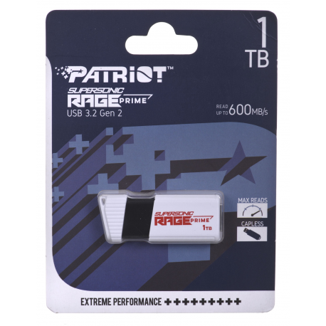 Patriot Supersonic RAGE Prime - USB flash drive - 1 TB - USB 3.2 Gen 2 - 14