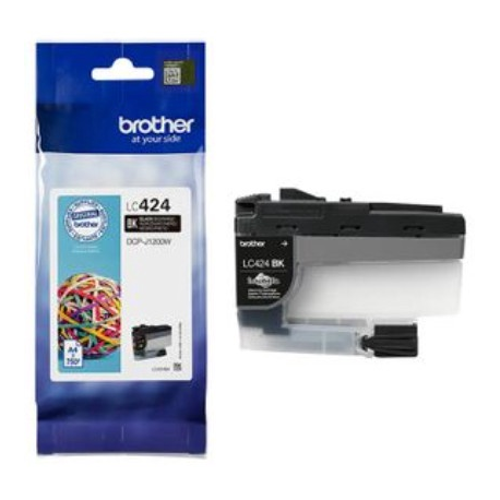 Brother LC424BK - Black - original - ink cartridge - for Brother DCP-J1200W - 0