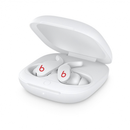 Beats Fit Pro - True wireless earphones with mic - in-ear - Bluetooth - active noise cancelling - Beats white - for 10.2-inch iPad; 10.5-inch iPad Air; 10.9-inch iPad Air; iPhone 11, 12, 13, SE; TV HD - 3