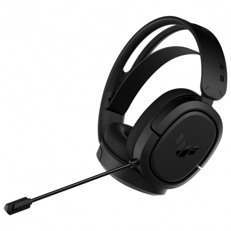 ASUS TUF Gaming H1 Wireless - Headset - full size - 2.4 GHz - wireless - black - 6