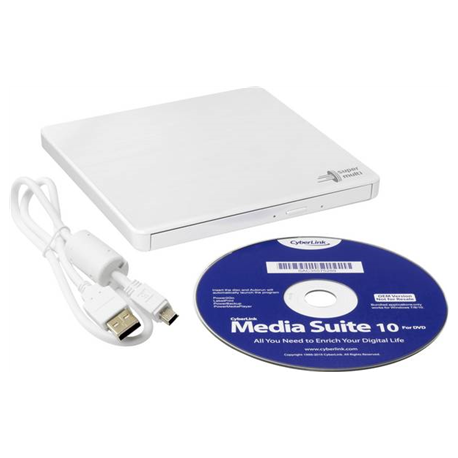 Hitachi-LG Data Storage GP60NW60 - Disk drive - DVD±RW (±R DL) / DVD-RAM - 8x - USB 2.0 - external - 1