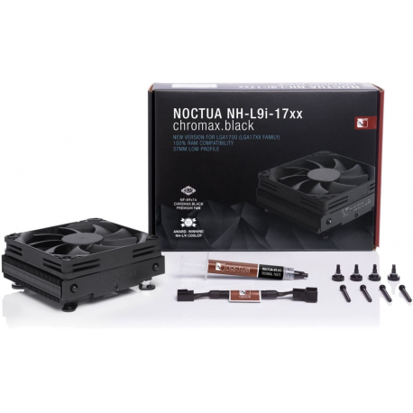 Noctua NH-L9i - Processor cooler - (for: LGA1700) - aluminum with nickel plated copper base - 92 mm - chromax.black - 3