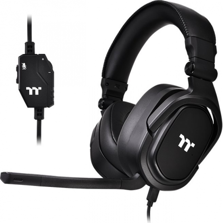 Tt eSPORTS Argent H5 - Headset - full size - wired - 3.5 mm jack - black - 4