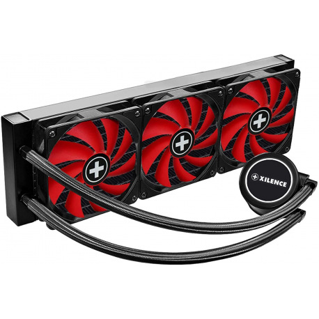 Xilence Performance A+ Series LiQuRizer LQ360 - Processor liquid cooling system - (for: LGA1156, AM2, AM2+, LGA1366, AM3, LGA1155, AM3+, LGA2011, FM1, FM2, LGA1150, FM2+, LGA1151, AM4, LGA2066, TR4, LGA1200) - copper - 120 mm - 0