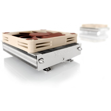 Noctua NH-L9a-AM4 - Processor cooler - (for: AM4) - aluminum with nickel plated copper base - 92 mm - 3