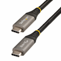 StarTech.com 6ft (2m) USB C Cable 5Gbps, High Quality USB-C Cable, USB 3.1 / 3.2 Gen 1 Type-C Cable, 100W (5A) Power Delivery Charging, DP Alt Mode, USB C to C Cord, Charge & Sync - Thunderbolt 3 Compatible (USB315CCV2M) - USB cable - 24 pin USB-C (M) to 24 pin USB-C (M) - USB 3.1 Gen 2  /  Thunderbolt 3  /  DisplayPort 1.4 - 2 m - USB Power Delivery (5A, 100W), 8K30Hz support - grey, black - for P / N: DK30C2DAGPD, DK30C2HAGPD