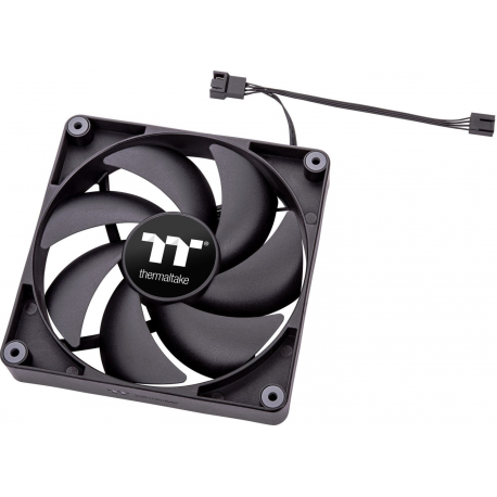 Thermaltake CT140 - Case fan - 140 mm - black (pack of 2) - 5
