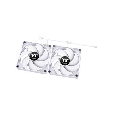 Thermaltake CT120 - Case fan - 120 mm - white (pack of 2) - 4