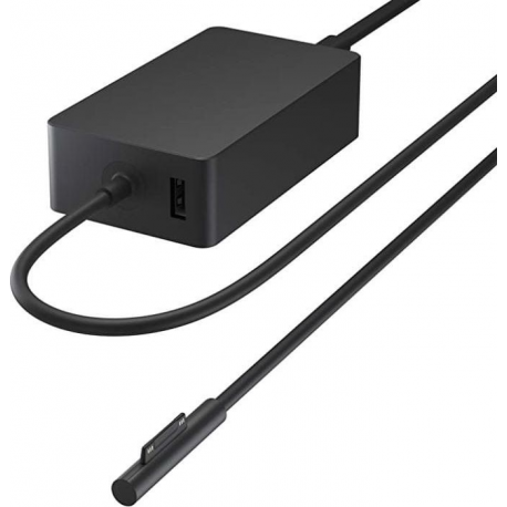 Microsoft - Power adapter - 127 Watt - EMEA - black - commercial - for Surface Book, Book 2, Book 3, Go, Go 2, Laptop, Laptop 2, Laptop 3, Pro 6, Pro 7, Pro X - 0