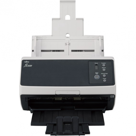 Fujitsu fi-8150 - Document scanner - Dual CIS - Duplex - 216 x 355.6 mm - 600 dpi x 600 dpi - up to 50 ppm (mono)  /  up to 50 ppm (colour) - ADF (100 sheets) - up to 8000 scans per day - Gigabit LAN, USB 3.2 Gen 1 - 2