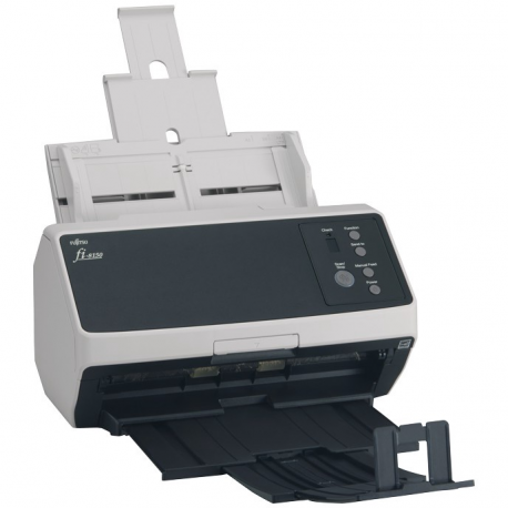 Fujitsu fi-8150 - Document scanner - Dual CIS - Duplex - 216 x 355.6 mm - 600 dpi x 600 dpi - up to 50 ppm (mono)  /  up to 50 ppm (colour) - ADF (100 sheets) - up to 8000 scans per day - Gigabit LAN, USB 3.2 Gen 1 - 3