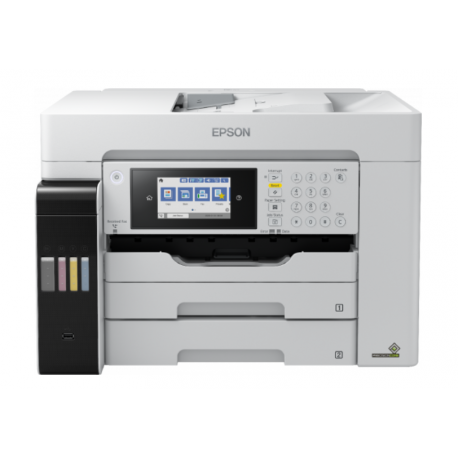 Epson EcoTank Pro ET-16680 - Multifunction printer - colour - ink-jet - A3 (media) - up to 25 ppm (printing) - 550 sheets - 33.6 Kbps - USB 2.0, LAN, USB host, Wi-Fi(ac) - 0