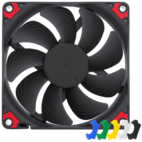 Noctua chromax NF-A9x14 HS-PWM.black.swap - Case fan - 92 mm - black - 0