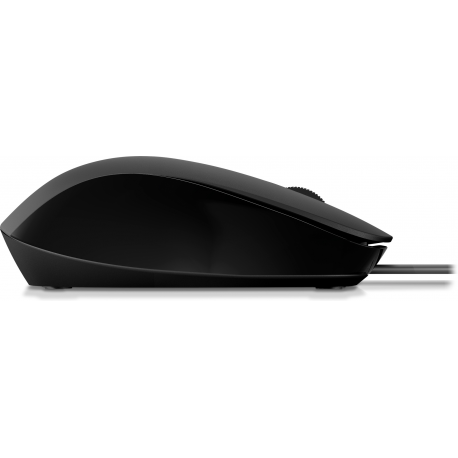 HP 150 - Mouse - right and left-handed - optical - wired - USB - black - for Victus by HP Laptop 16; Laptop 14, 15, 17; Pavilion Plus Laptop 14; Pavilion x360 Laptop - 3