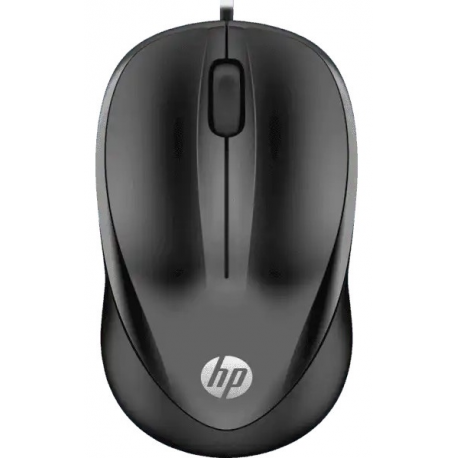 HP 1000 - Mouse - wired - USB - black - for Victus by HP Laptop 16; Pavilion Plus Laptop 14; Pavilion x360 Laptop - 1