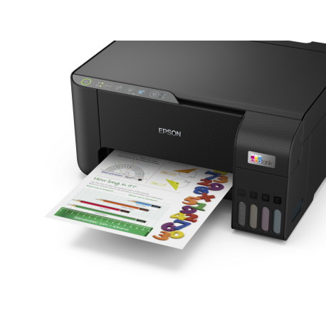 Epson EcoTank ET-2815 - Multifunction printer - colour - ink-jet - refillable - A4 (media) - up to 10 ppm (printing) - 100 sheets - USB, Wi-Fi - black - 8