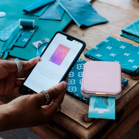 Canon Zoemini 2 - Printer - colour - zink - 50.8 x 76.2 mm - 313 x 500 dpi - up to 0.83 min/page (mono) / up to 0.83 min/page (colour) - capacity: 10 sheets - Bluetooth 5.0 - pink - 6