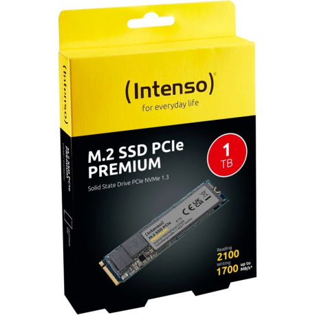 Intenso PREMIUM - SSD - 1 TB - internal - M.2 2280 - PCIe 3.0 x4 (NVMe) - 1