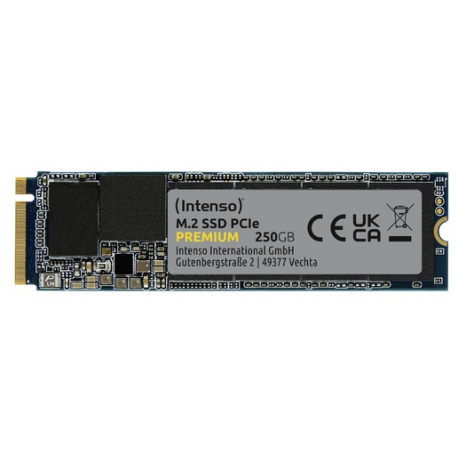 Intenso PREMIUM - SSD - 250 GB - internal - M.2 2280 - PCIe 3.0 x4 (NVMe) - 1
