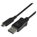 StarTech.com 3.3ft / 1m USB C to DisplayPort 1.4 Cable, 4K / 5K / 8K USB Type-C to DP 1.4 Alt Mode Video Adapter Converter, HBR3 / HDR / DSC, 8K 60Hz DP 1.4 Monitor Cable for USB-C and Thunderbolt 3 - USB-C to DP 8K Cable (CDP2DP141MB) - External video adapter - USB-C - DisplayPort - black - for P / N: TB4CDOCK