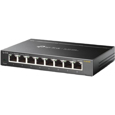 TP-Link TL-SG108S - Switch - 8 x 10/100/1000 - desktop - 1