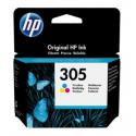 HP 305 - 2 ml - colour (cyan, magenta, yellow) - original - ink cartridge - for Deskjet 1255, 23XX, 27XX, 41XX; DeskJet Plus 41XX; Envy 60XX, 64XX; ENVY Pro 64XX