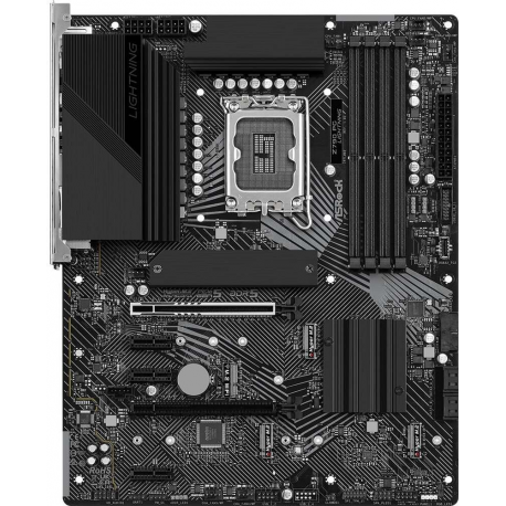 ASRock Z790 PG Lightning - Motherboard - ATX - LGA1700 Socket - Z790 Chipset - USB 3.2 Gen 1, USB 3.2 Gen 2, USB-C 3.2 Gen 2x2, USB-C 3.2 Gen 1 - 2.5 Gigabit LAN - onboard graphics (CPU required) - HD Audio (8-channel) - 1