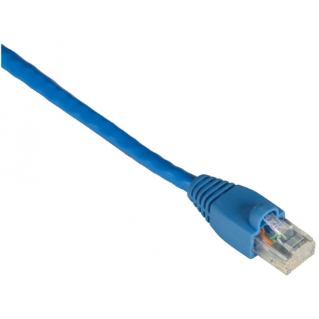 Black Box GigaTrue 550 - Patch cable - RJ-45 (M) to RJ-45 (M) - 30.4 m - CAT 6 - booted, snagless, stranded - blue - 0