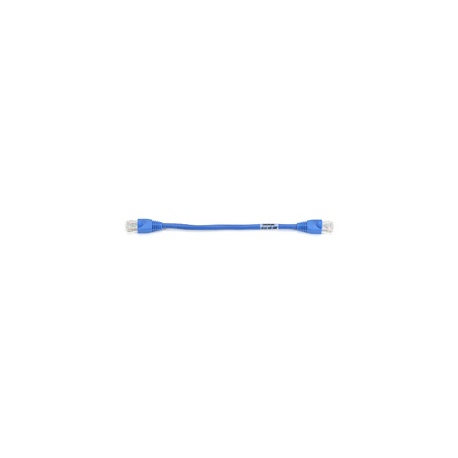 Black Box SpaceGAIN Reduced-Length - Patch cable - RJ-45 (M) to RJ-45 (M) - 22.9 cm - CAT 6 - stranded - blue - 0