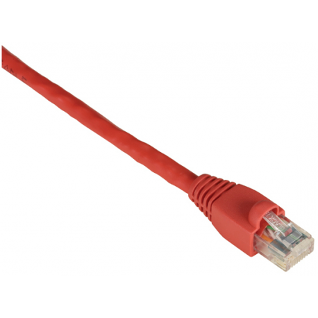Black Box GigaTrue - Patch cable - RJ-45 (M) to RJ-45 (M) - 3 m - CAT 6 - booted, snagless, stranded - red - 0
