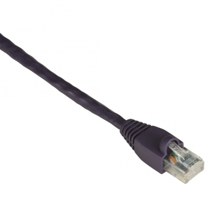 Black Box GigaTrue 550 - Patch cable - RJ-45 (M) to RJ-45 (M) - 1.5 m - CAT 6 - booted, snagless, stranded - purple - 0