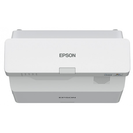Epson EB-760W - 3LCD projector - 4100 lumens (white) - 4100 lumens (colour) - 16:10 - ultra short-throw lens - 802.11a / b / g / n / ac wireless  /  LAN /  Miracast - white - 1