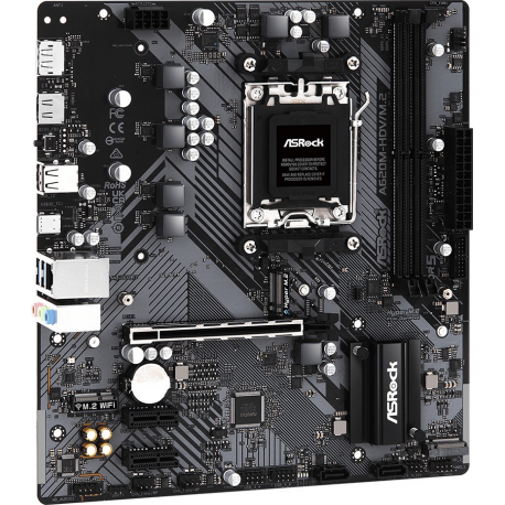 Gigabyte A620M H - Motherboard - micro ATX - Socket AM5 - AMD A620 Chipset - USB 3.2 Gen 1, USB-C 3.2 Gen 1 - Gigabit LAN - onboard graphics (CPU required) - HD Audio (8-channel) - 2