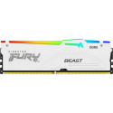 Kingston FURY Beast - DDR5 - module - 32 GB - DIMM 288-pin - 2800 MHz  /  PC5-44800 - CL40 - 1.25 V - unbuffered - on-die ECC - white