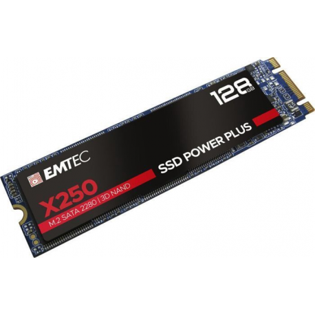 EMTEC SSD Power Plus X250 - SSD - 128 GB - internal - M.2 2280 - SATA 6Gb / s - 1