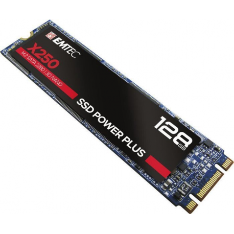 EMTEC SSD Power Plus X250 - SSD - 128 GB - internal - M.2 2280 - SATA 6Gb / s - 2