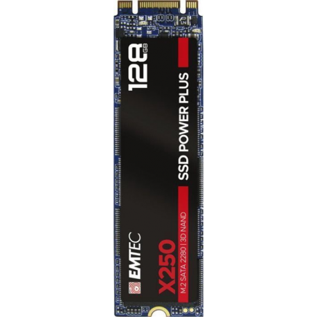 EMTEC SSD Power Plus X250 - SSD - 128 GB - internal - M.2 2280 - SATA 6Gb / s - 3