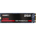 EMTEC SSD Power Plus X250 - SSD - 256 GB - internal - M.2 2280 - SATA 6Gb / s