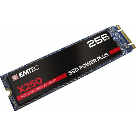 EMTEC SSD Power Plus X250 - SSD - 256 GB - internal - M.2 2280 - SATA 6Gb / s - 1